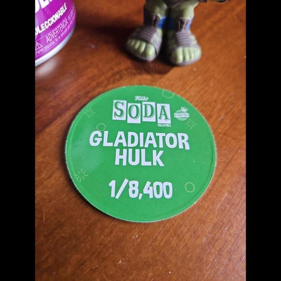 Gladiator Hulk Funko Pop! Soda Vinyl Figure, Ragnarok Marvel, Collectable 1/8400 - Picture 4 of 4